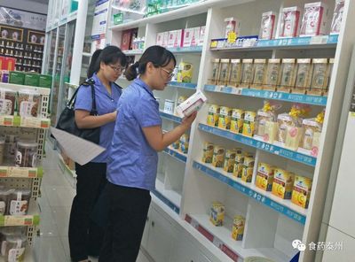 8月份市食药监局保健食品经营监管泰兴市随机检查情况通告